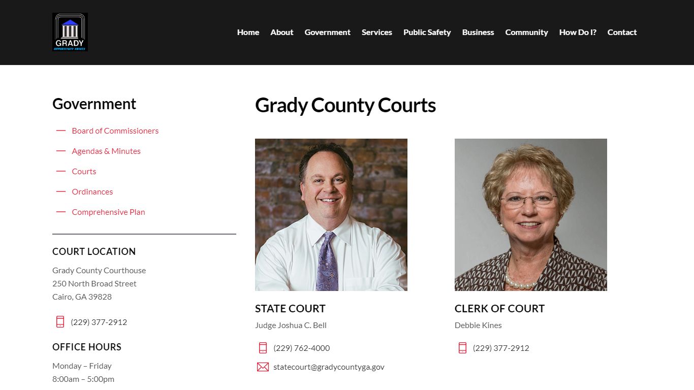 Courts – Grady County, GA